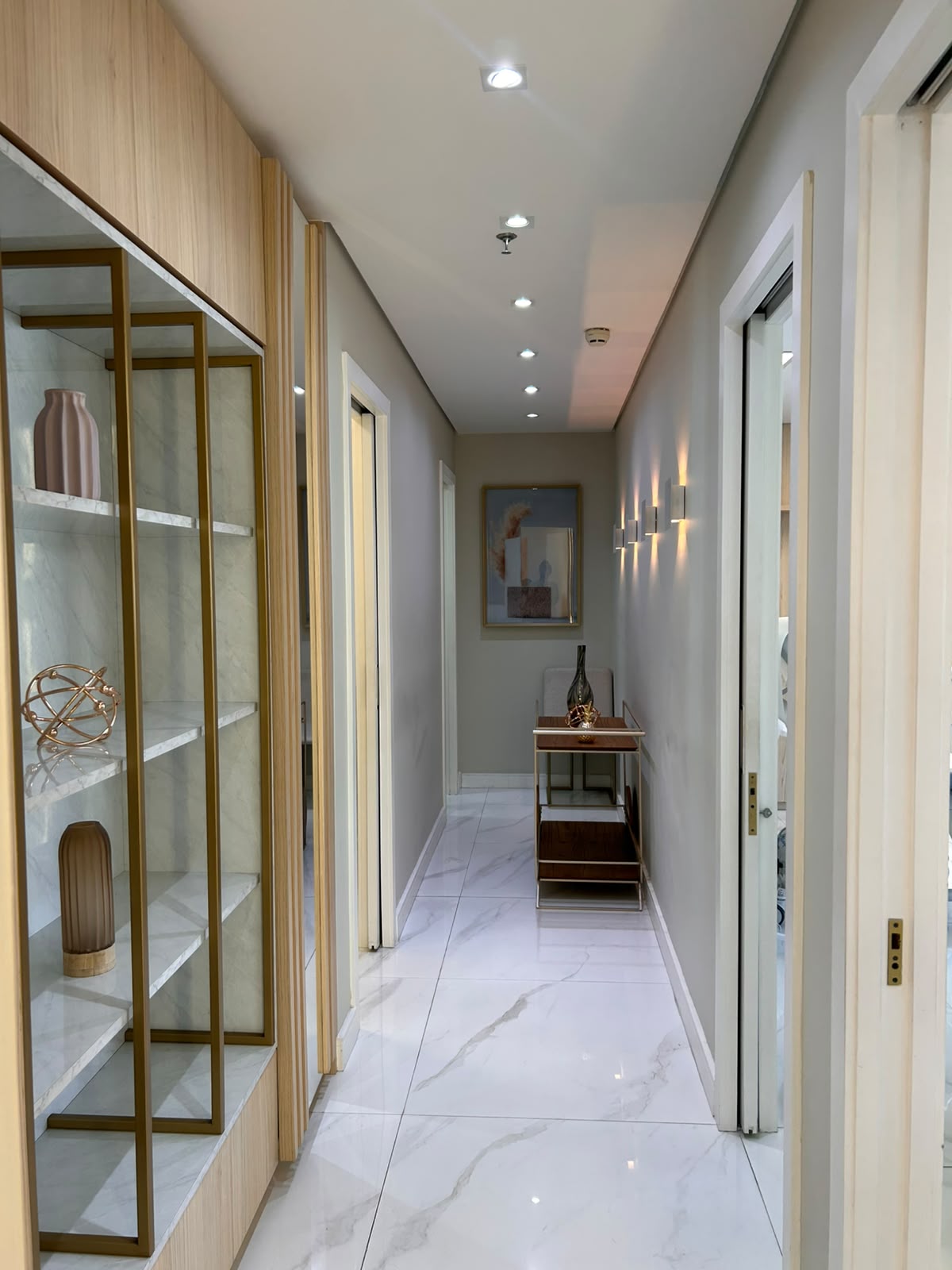 Corredor interno da Carvalho Concept